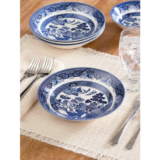 Discount ๐ Vermont Country Store Blue Willow Soup Bowls, Set Of 4 ๐ 3 Discount ๐ Vermont Country Store Blue Willow Soup Bowls, Set Of 4 ๐
