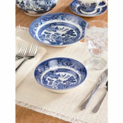 Outlet 🎉 Vermont Country Store Blue Willow Fruit Bowls, Set Of 4 🌟