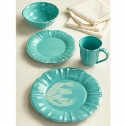 Cheap 😍 Vermont Country Store Chloe Dinnerware, 16 Piece Set White 👏 -Cheap Kitchen Shop unnamed file 144