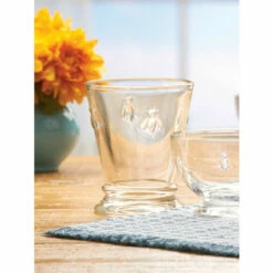 Cheapest 🎉 Vermont Country Store French Bee Mini Tumbler Glass, Set Of 4 👏