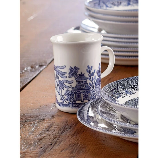 Brand new 💯 Vermont Country Store Blue Willow Coffee Mug, Set Of 4 ✔️ 4 Brand new 💯 Vermont Country Store Blue Willow Coffee Mug, Set Of 4 ✔️ - Image 2