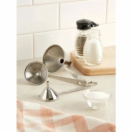 Best reviews of 🤩 Vermont Country Store Mini Stainless Steel Funnel 3-Piece Set 🛒 -Cheap Kitchen Shop unnamed file 298