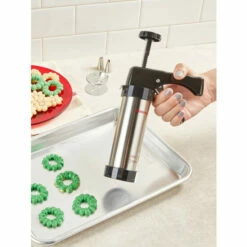 Best deal 😀 Norpro Stainless Steel Cookie Press With Icing Tips 🔔