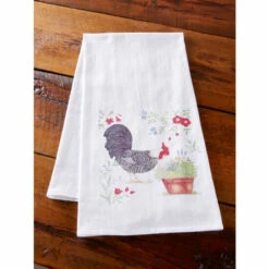 New 👍 Vermont Country Store Rooster Flour Sack Cotton Towel ❤️