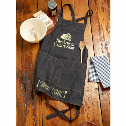 Coupon 😍 Vermont Country Store Orton Storekeeper Cotton Denim Apron ⌛ -Cheap Kitchen Shop unnamed file 350