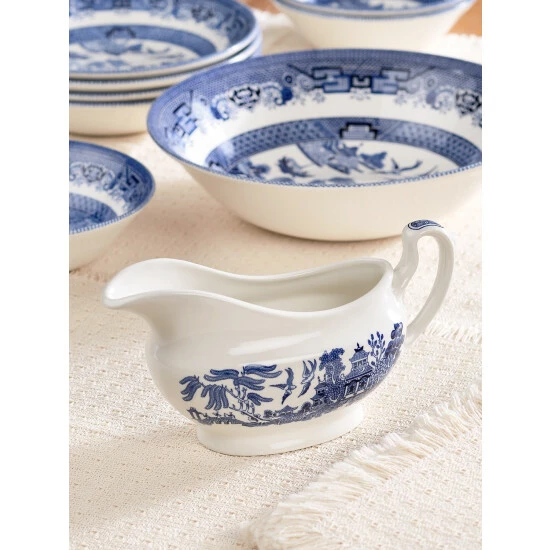 New ๐ Vermont Country Store Blue Willow Gravy Boat ๐ฅ 4 New ๐ Vermont Country Store Blue Willow Gravy Boat ๐ฅ - Image 2