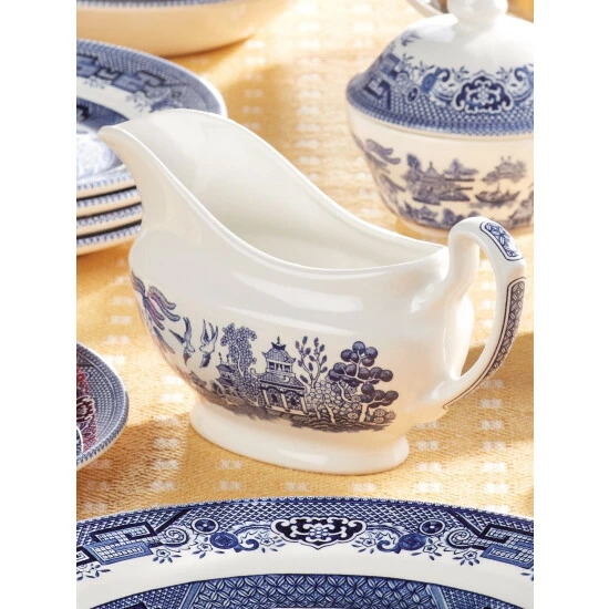 New ๐ Vermont Country Store Blue Willow Gravy Boat ๐ฅ 6 New ๐ Vermont Country Store Blue Willow Gravy Boat ๐ฅ - Image 4