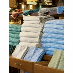 Promo 🔥 The Mountain Weavers Mountain Weave Cotton Napkins, Set Of 2 Natural And White 🎁 -Cheap Kitchen Shop unnamed file 399