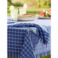 Promo 🔥 The Mountain Weavers Mountain Weave Cotton Napkins, Set Of 2 Natural And White 🎁 -Cheap Kitchen Shop unnamed file 402