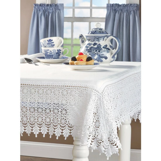 Hot Sale โ๏ธ Vermont Country Store Keepsake Lace Tablecloth White ๐ฏ 4 Hot Sale โ๏ธ Vermont Country Store Keepsake Lace Tablecloth White ๐ฏ - Image 2