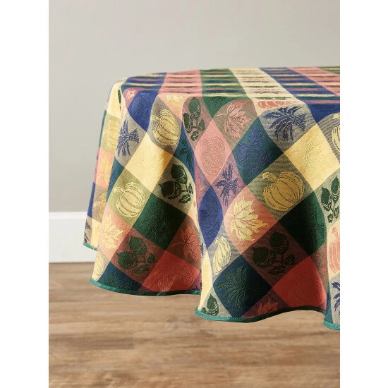 Coupon 🌟 Vermont Country Store Harvest Jacquard Tablecloth 🛒 4 Coupon 🌟 Vermont Country Store Harvest Jacquard Tablecloth 🛒 - Image 2