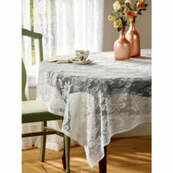 Deals 🎁 Vermont Country Store Elegant Lace Tablecloth White 🔔 -Cheap Kitchen Shop unnamed file 460