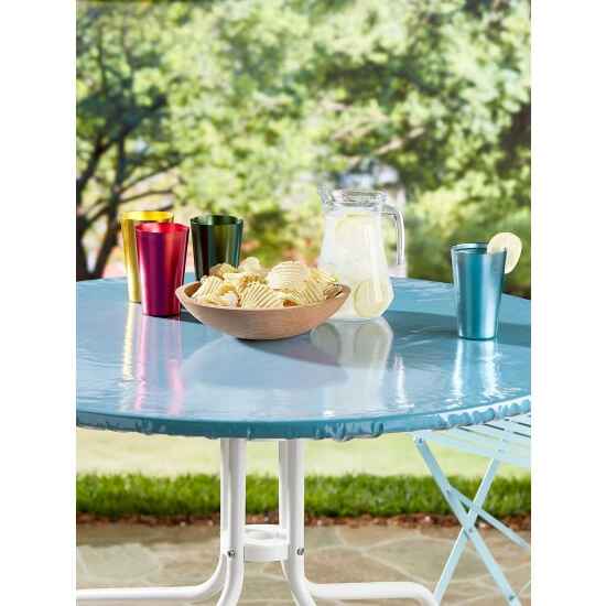Best Sale ๐ Vermont Country Store Stay-Put Elasticized Oilcloth Tablecloth Blue โญ 3 Best Sale ๐ Vermont Country Store Stay-Put Elasticized Oilcloth Tablecloth Blue โญ