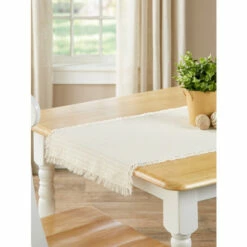 New 🔥 The Mountain Weavers Mountain Weave Cotton Table Runner Butternut And White 😀 13 New 🔥 The Mountain Weavers Mountain Weave Cotton Table Runner Butternut And White 😀 -Cheap Kitchen Shop unnamed file 496