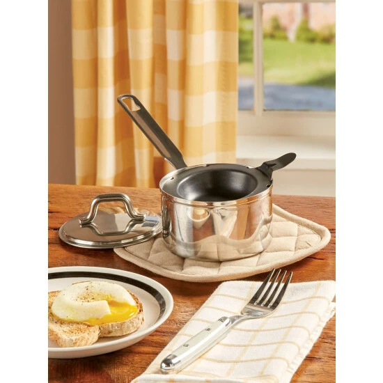 Budget β Vermont Country Store Stainless Steel Egg Poacher Pan, In 2 Sizes π 6 Budget β Vermont Country Store Stainless Steel Egg Poacher Pan, In 2 Sizes π - Image 4