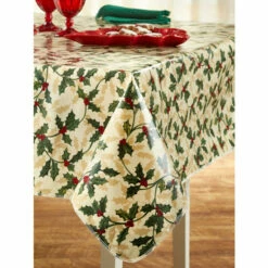 Cheap 🔔 Vermont Country Store Heavy-Duty Printed Oilcloth Tablecloth 🎉 -Cheap Kitchen Shop unnamed file 521