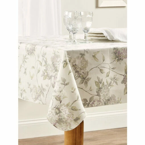 Best Pirce 🤩 Vermont Country Store Whispering Hydrangea Tablecloth Multi Pink 👍 -Cheap Kitchen Shop unnamed file 524