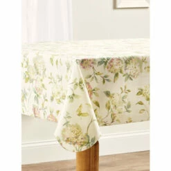 Best Pirce 🤩 Vermont Country Store Whispering Hydrangea Tablecloth Multi Pink 👍 -Cheap Kitchen Shop unnamed file 526