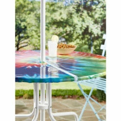 Promo 💯 Vermont Country Store Stay-Put Elasticized Oilcloth Umbrella Tablecloth Blue 🎉 16 Promo 💯 Vermont Country Store Stay-Put Elasticized Oilcloth Umbrella Tablecloth Blue 🎉 -Cheap Kitchen Shop unnamed file 541