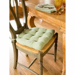 Cheap Kitchen Shop 22 Hot Sale ๐ The Mountain Weavers Mountain Weave Never-Flatten Chair Pad, In 2 Sizes Natural And White ๐ฅฐ