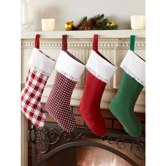 Best deal π The Mountain Weavers Mountain Weave π Christmas Stocking Cranberry/white βοΈ 6 Best deal π The Mountain Weavers Mountain Weave π Christmas Stocking Cranberry/white βοΈ - Image 4