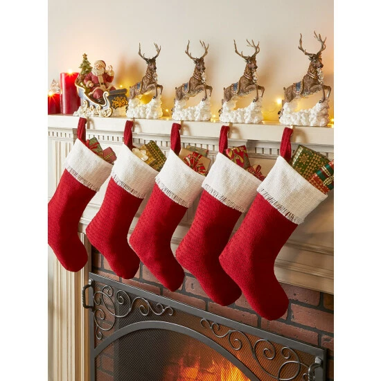 Best deal π The Mountain Weavers Mountain Weave π Christmas Stocking Cranberry/white βοΈ 8 Best deal π The Mountain Weavers Mountain Weave π Christmas Stocking Cranberry/white βοΈ - Image 6