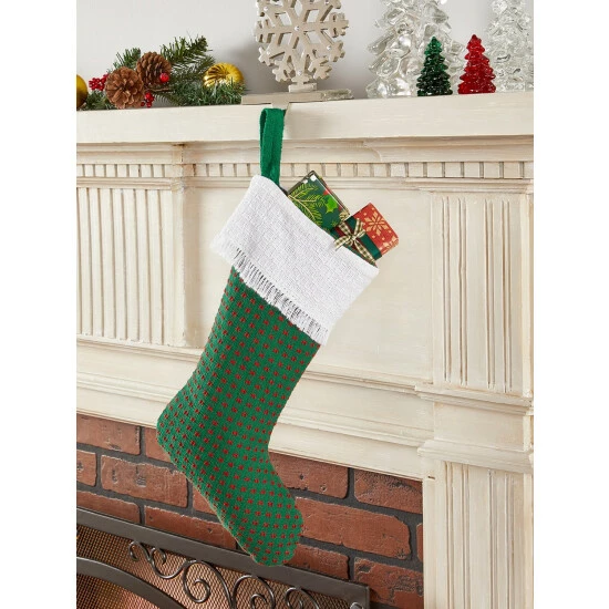 Best deal π The Mountain Weavers Mountain Weave π Christmas Stocking Cranberry/white βοΈ 9 Best deal π The Mountain Weavers Mountain Weave π Christmas Stocking Cranberry/white βοΈ - Image 7