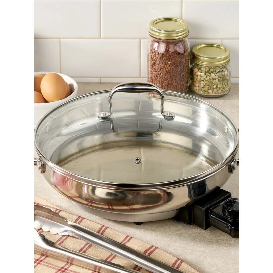 Deals π Vermont Country Store Stainless Steel 12-Inch Electric Skillet π 2 Deals π Vermont Country Store Stainless Steel 12-Inch Electric Skillet π