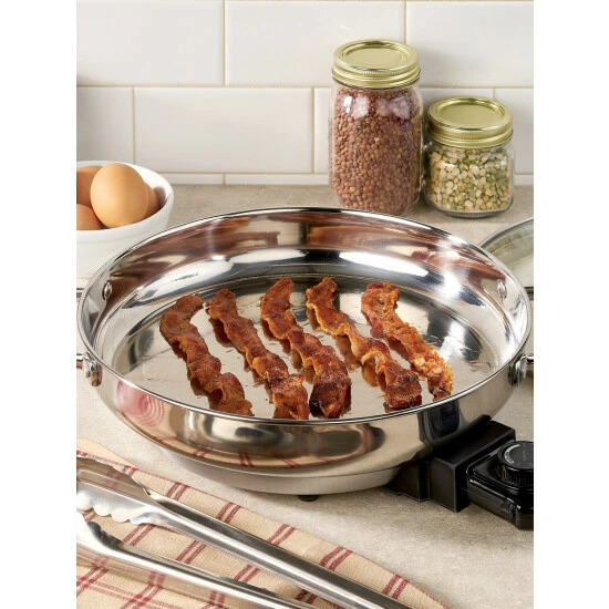 Deals π Vermont Country Store Stainless Steel 12-Inch Electric Skillet π 3 Deals π Vermont Country Store Stainless Steel 12-Inch Electric Skillet π - Image 2