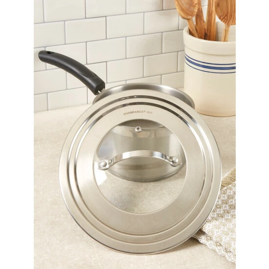 Coupon ๐ Vermont Country Store Universal Stainless Steel And Glass Lid, In 2 Sizes โจ 4 Coupon ๐ Vermont Country Store Universal Stainless Steel And Glass Lid, In 2 Sizes โจ - Image 2