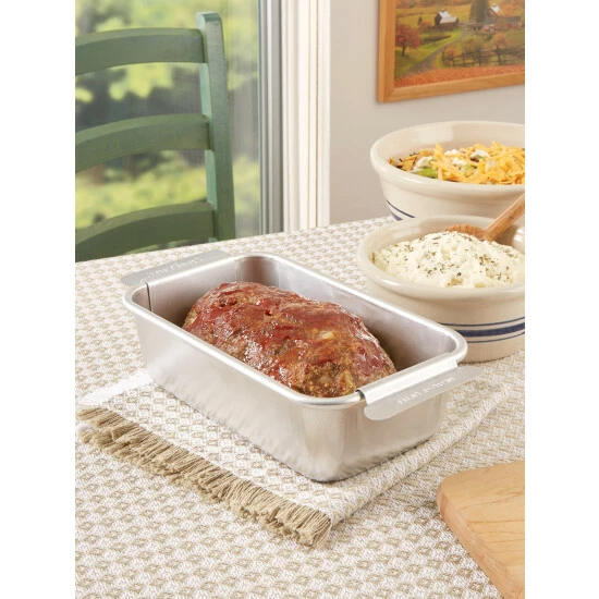 Cheap π Vermont Country Store Natural Aluminum 2-Piece Meatloaf Baking Pan π₯ 3 Cheap π Vermont Country Store Natural Aluminum 2-Piece Meatloaf Baking Pan π₯